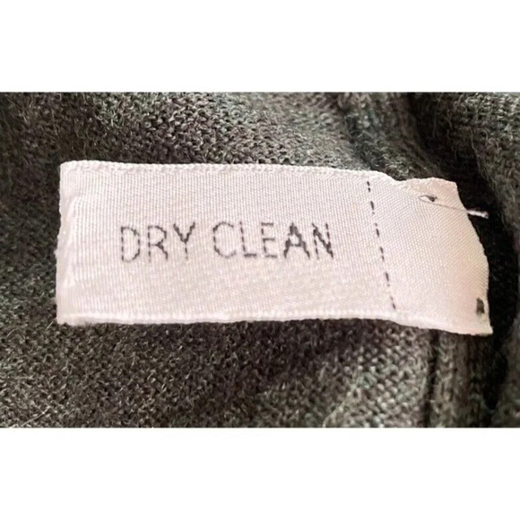 Saks Fifth Avenue 100% Extra Fine Merino Wool Mens Sweater Argyle Green M V neck - Picture 9 of 11